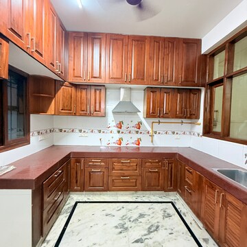 Kitchen in 3 BHK Builder Floor at RWA Apartments Sector 92, Sector 92 – for Rent