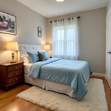 Bedroom in 3 BHK Apartment at Pragati Vihar  – for Rent