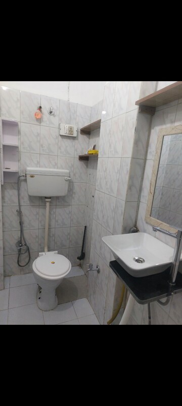 Bathroom in 1 BHK Apartment at Aadharshila Apartment, Sarita Vihar – for Rent