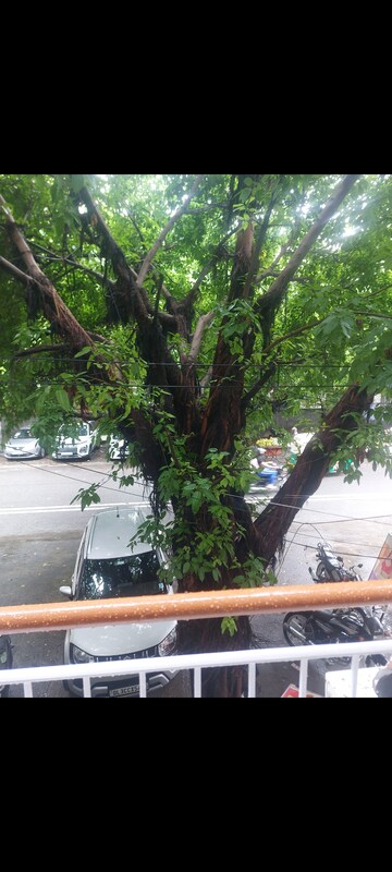 Balcony in 1 BHK Apartment at Aadharshila Apartment, Sarita Vihar – for Rent