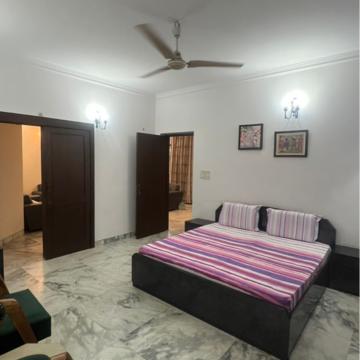 Bedroom in 2 BHK Builder Floor at Jangpura – for Rent