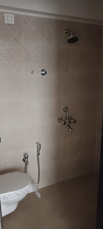 Bathroom in 1 BHK Apartment at DGS Sheetal Tapovan, Malad East – for Rent