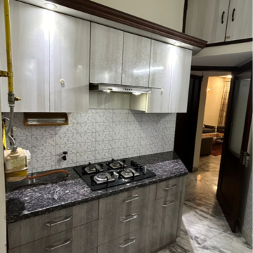 Kitchen in 2 BHK Builder Floor at Jangpura – for Rent