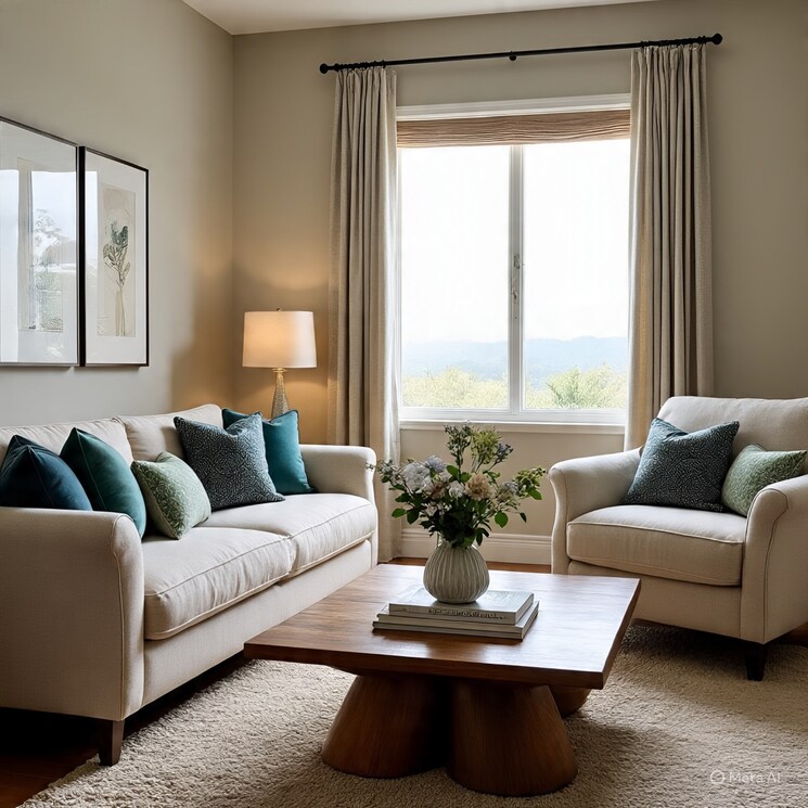 Living Room, pragati vihar 3 Bedroom 1500 Sq.Ft. Apartment In Pragati Vihar  Rishikesh 9026474