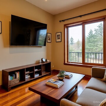 Living Room in 4 BHK Apartment at Pragati Vihar  – for Rent