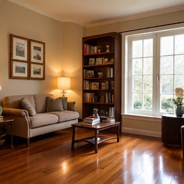 Living Room in 4 BHK Apartment at Pragati Vihar  – for Rent