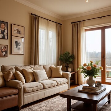 Living Room in 4 BHK Apartment at Pragati Vihar  – for Rent