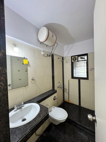 Bathroom in 3 BHK Apartment at Kalpataru Estate, Pimple Gurav – for Rent