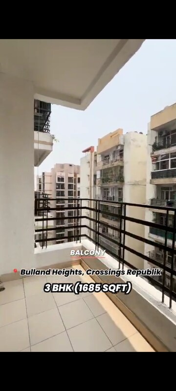 Staircase in 3 BHK Apartment at Bulland Heights, Sain Vihar – for Sale
