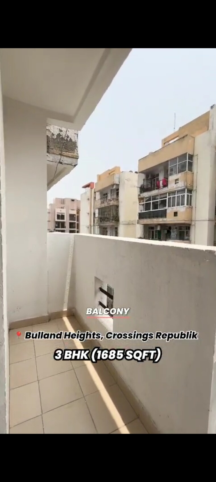 Exterior View, bulland-heights 3 Bedroom 1685 Sq.Ft. Apartment In Sain Vihar Ghaziabad 9026747