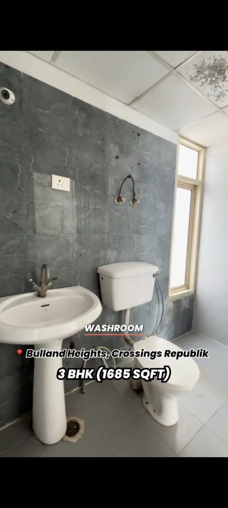 Bathroom, bulland-heights 3 Bedroom 1685 Sq.Ft. Apartment In Sain Vihar Ghaziabad 9026747