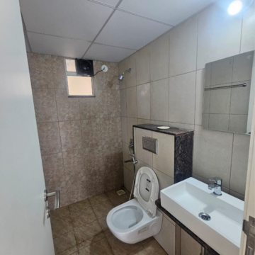 Bathroom in 2 BHK Apartment at Godrej Green Cove, Bhoirwadi – for Rent