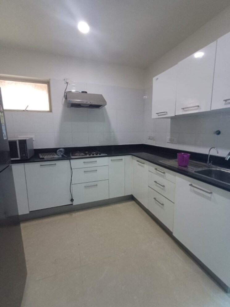 Kitchen, golf-edge 4 Bedroom 3434 Sq.Ft. Apartment In Gachibowli Hyderabad 9026778