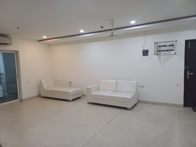 Living Room, golf-edge 4 Bedroom 3434 Sq.Ft. Apartment In Gachibowli Hyderabad 9026778