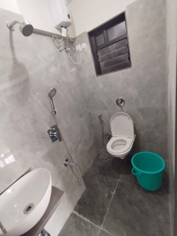 Bathroom in 1 BHK Apartment at Chaitanya Anand Lunkhod CHSL, Andheri West – for Rent
