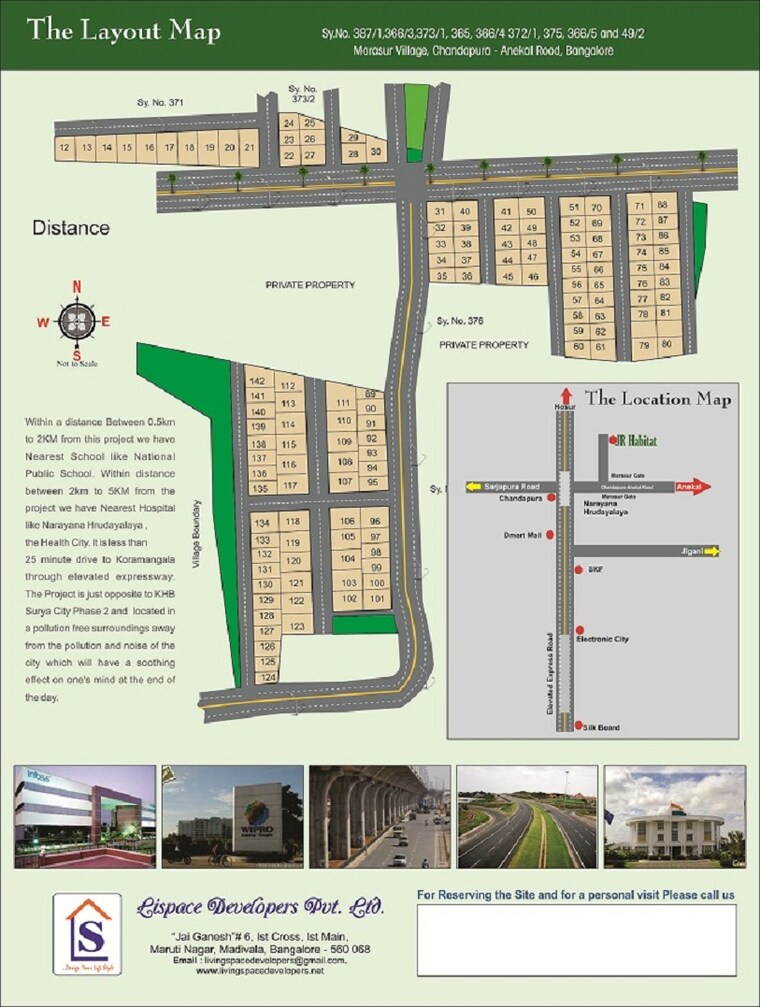 Exterior View, jr-habitat  1500 Sq.Yd. Plot In Chandapura Bangalore 9026772