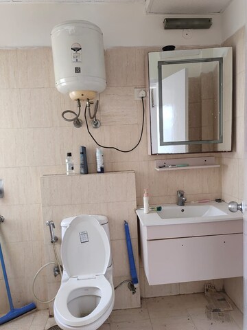 Bathroom in 2.5 BHK Builder Floor at Orchid Island, Sector 51 – for Rent