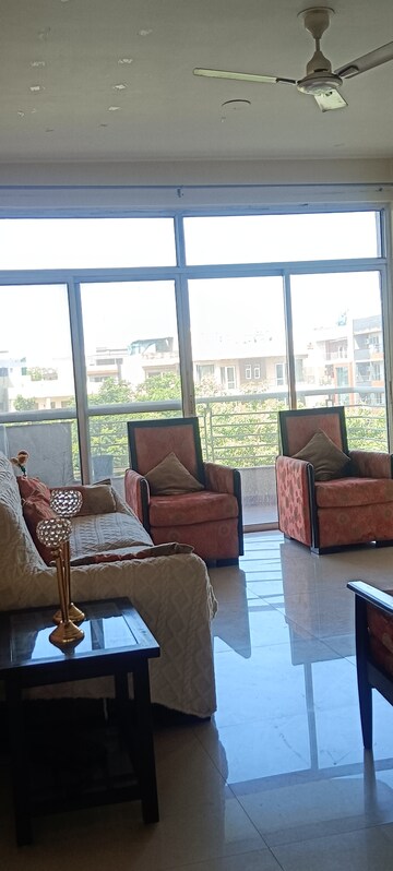 Living Room in 3.5 BHK Apartment at Shiv Shankar Society, Sector 51 – for Rent