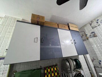 Kitchen in 1 RK Apartment at Kopar Khairane – for Rent