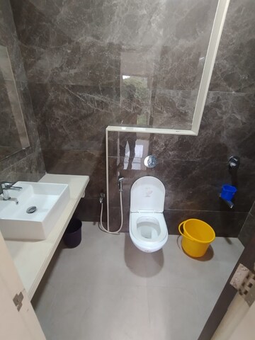 Bathroom in 3 BHK Apartment at Vardhman Grandeur, Andheri West – for Rent