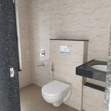 Bathroom in 2 BHK Apartment at Kanifnath Royal KP Stellar, Mohammadwadi – for Rent