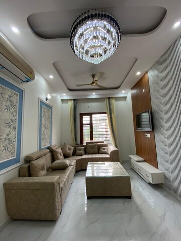 Living Room in 3 BHK Apartment at Khanpur – for Sale