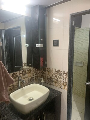 Bathroom in 1 BHK Apartment at Kishor Sukur Enclave A, Ghodbunder Road – for Sale