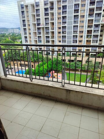 Balcony in 3 BHK Apartment at Peninsula Ashok Meadows, Hinjewadi – for Rent