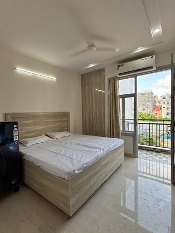 Bedroom in 1 RK Builder Floor at Sushant Lok I – for Rent