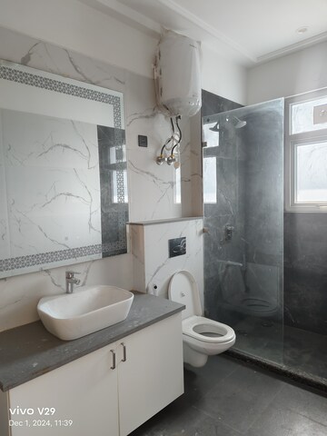 Bathroom in 4 BHK Apartment at Emaar Palm Terraces Select, Sector 66 – for Rent