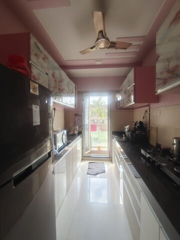 Kitchen in 2 BHK Apartment at Siddhi Highland Haven, Balkum Pada – for Rent