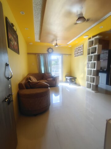 Living Room in 2 BHK Apartment at Siddhi Highland Haven, Balkum Pada – for Rent