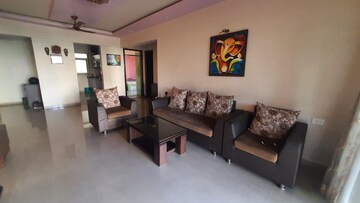 Living Room in 3 BHK Apartment at Pride Purple Park Turquoise, Wakad – for Rent