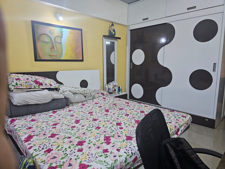 Bedroom, pride-purple-park-turquoise 3 Bedroom 1635 Sq.Ft. Apartment In Wakad Pune 9027247