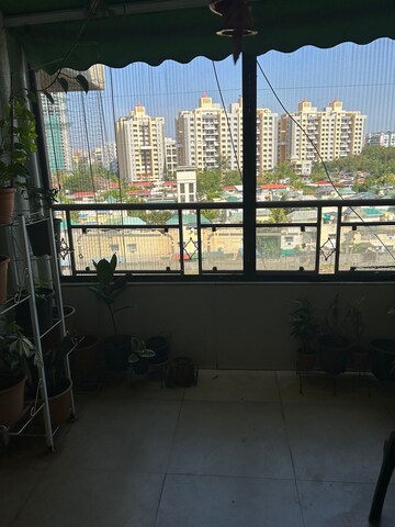 Balcony in 2 BHK Apartment at Shree Ganesh Graceland, Pimple Saudagar – for Rent