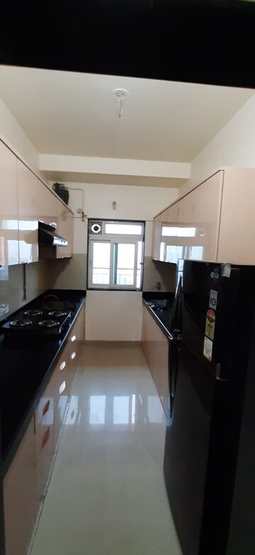 Kitchen in 3 BHK Apartment at Lodha Majiwada Tower 4, Majiwada – for Rent