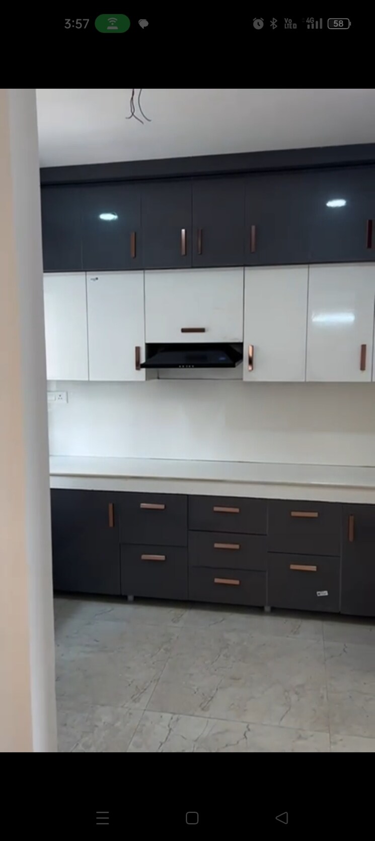 Kitchen, uninav-eden 3 Bedroom 2090 Sq.Ft. Apartment In Raj Nagar Extension Ghaziabad 9027393