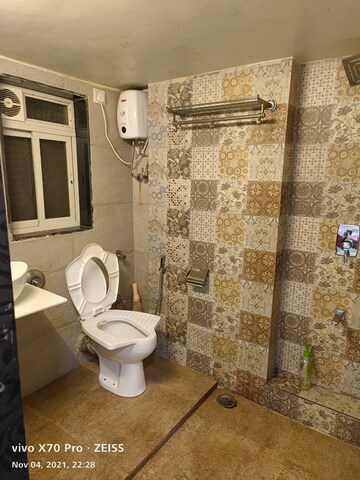 Bathroom in 3 BHK Apartment at Neelkanth Greens Juniper, Manpada – for Rent
