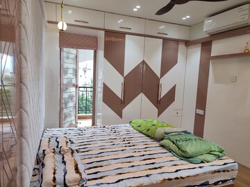 Bedroom in 3 BHK Apartment at Nyati Environ, Tingre Nagar – for Rent