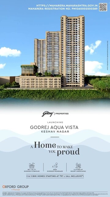 2 BHK Builder Floor – Exterior View View at Godrej Aqua Vista, Keshav Nagar - for Sale