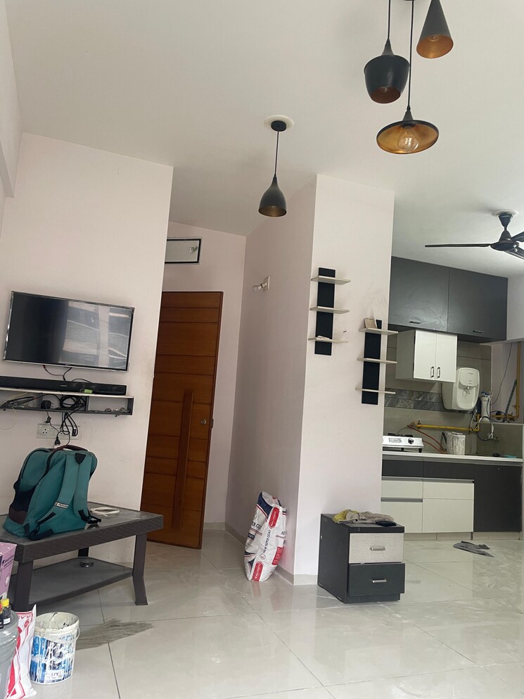 Living Room, tragad 3 Bedroom 1350 Sq.Ft. Apartment In Tragad Ahmedabad 9027717
