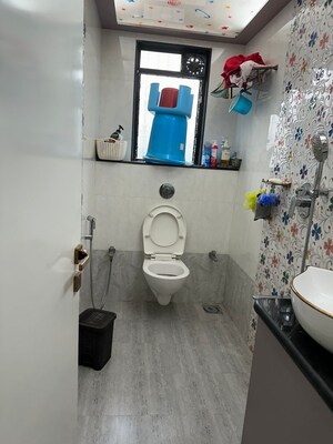Bathroom in 3 BHK Apartment at Sangam CHS Ghatkopar East, Ghatkopar East – for Sale