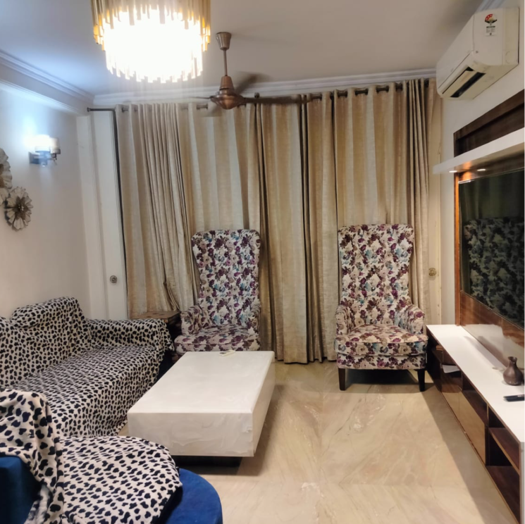 Living Room, ashirwad-complex-noida 3 Bedroom 1800 Sq.Ft. Builder Floor In Sector 34 Noida 9027864