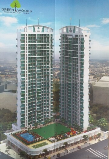 3 BHK Apartment – Exterior View View at Galaxy Greenwoods, Kharghar - for Rent