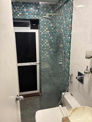 Bathroom in 2 BHK Apartment at Shree Balaji  Om Harmony, Kharghar – for Rent