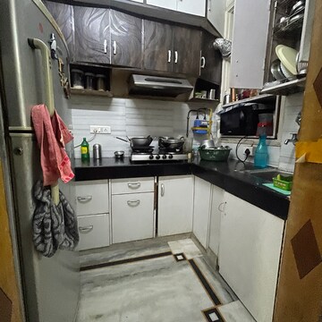 Kitchen in 2 BHK Builder Floor at Rohini Sector 24 – for Rent