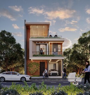 3 BHK Villa – Exterior View View at Kingson Green Villa, Sector 16 Greater Noida - for Sale