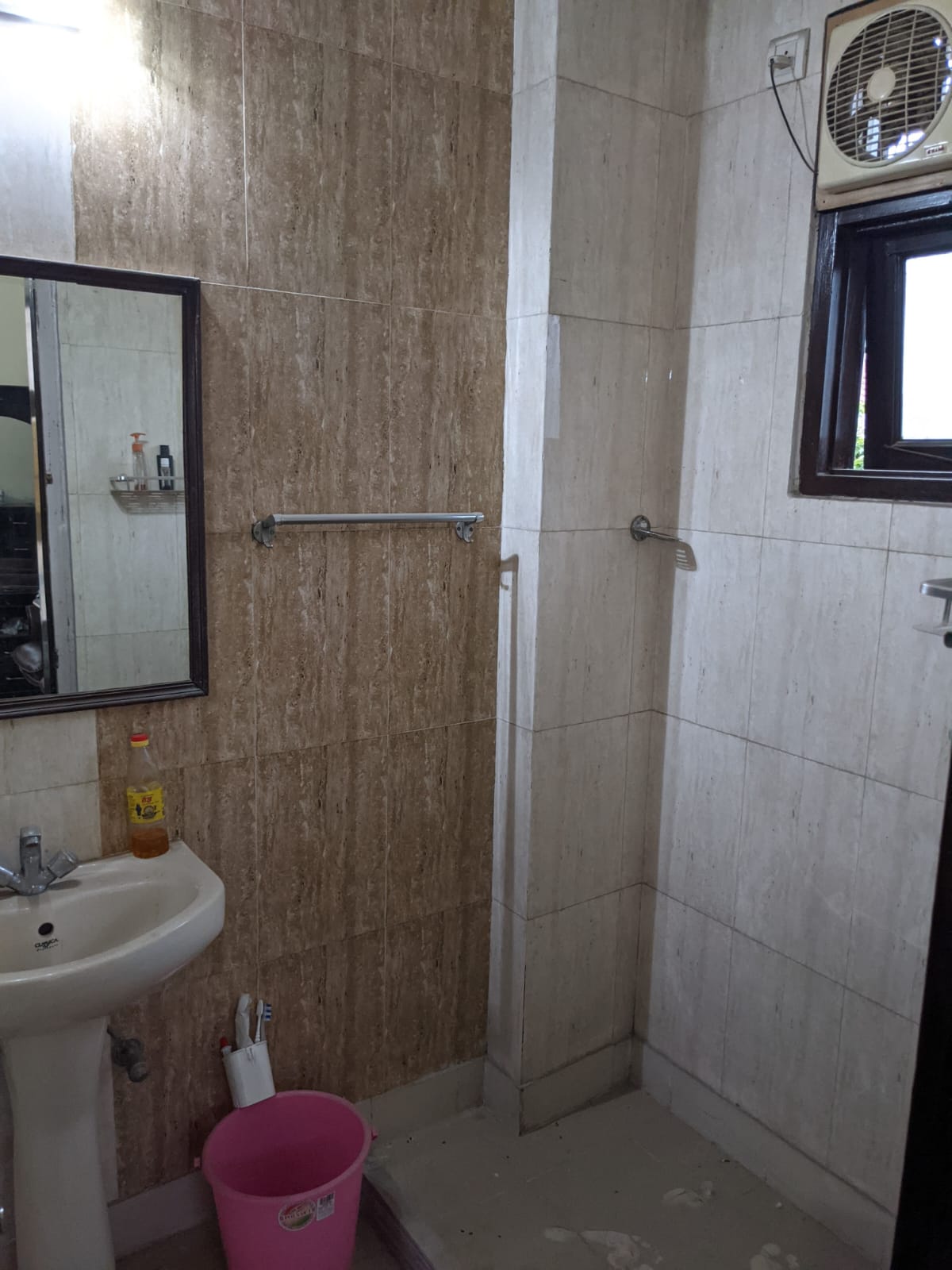 Bathroom in 3 BHK Builder Floor at Lajpat Nagar ii – for Sale