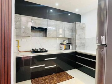 Kitchen in 3 BHK Apartment at Freedom Fighters Enclave – for Rent