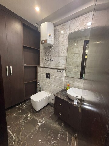 Bathroom in 3 BHK Builder Floor at Pitampura – for Rent